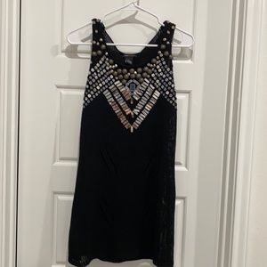 BCBG MAXAZRIA Black Knit Tunic